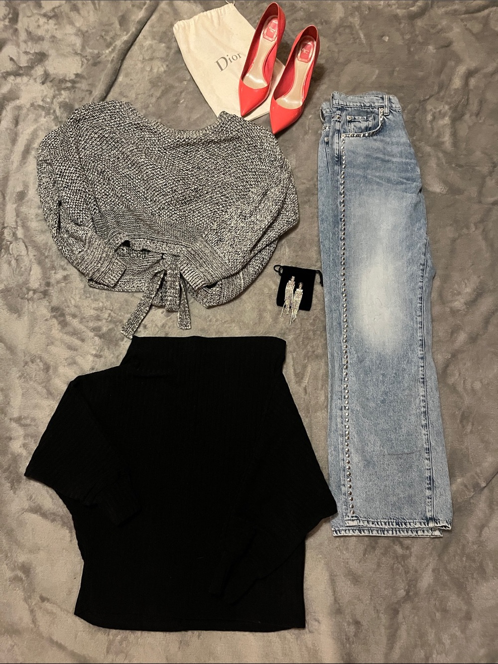 7 For All Mankind Light Blue Cropped Ankle Jeans